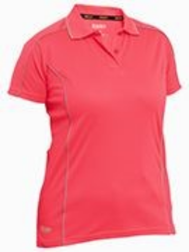 Picture of Bisley Ladies Cool Mesh polo with Reflective Piping